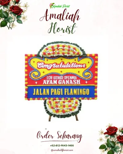 Bunga Papan Congratulation di Katung
